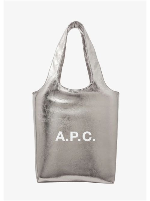 TOTE NINON SMALL A.P.C. | PUABZ-M61861RAB ARGENTO